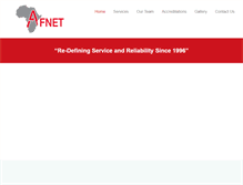 Tablet Screenshot of afnet.co.za